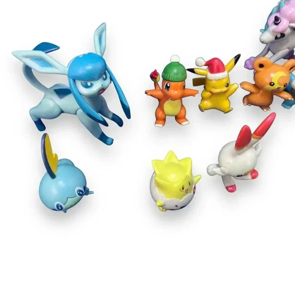 Lot of 11 Pokemon Battle Figure Galarian Ponyta Articulated  Toy Figure PIKACHU - Picture 5 of 9